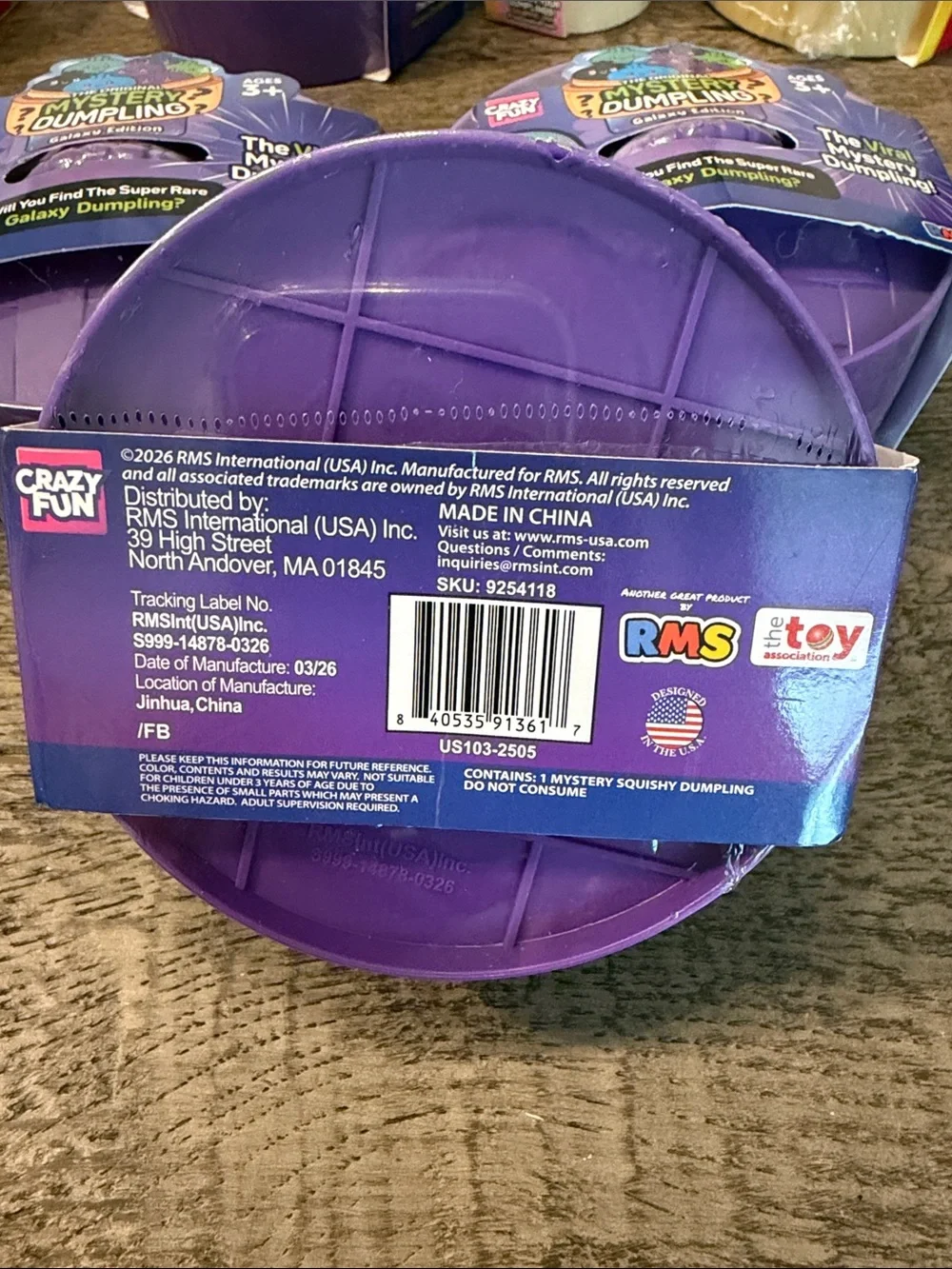 RMS Viral Crazy Fun Mystery Dumpling Galaxy Bao Bun Set Bundle Lot 3 Squishy